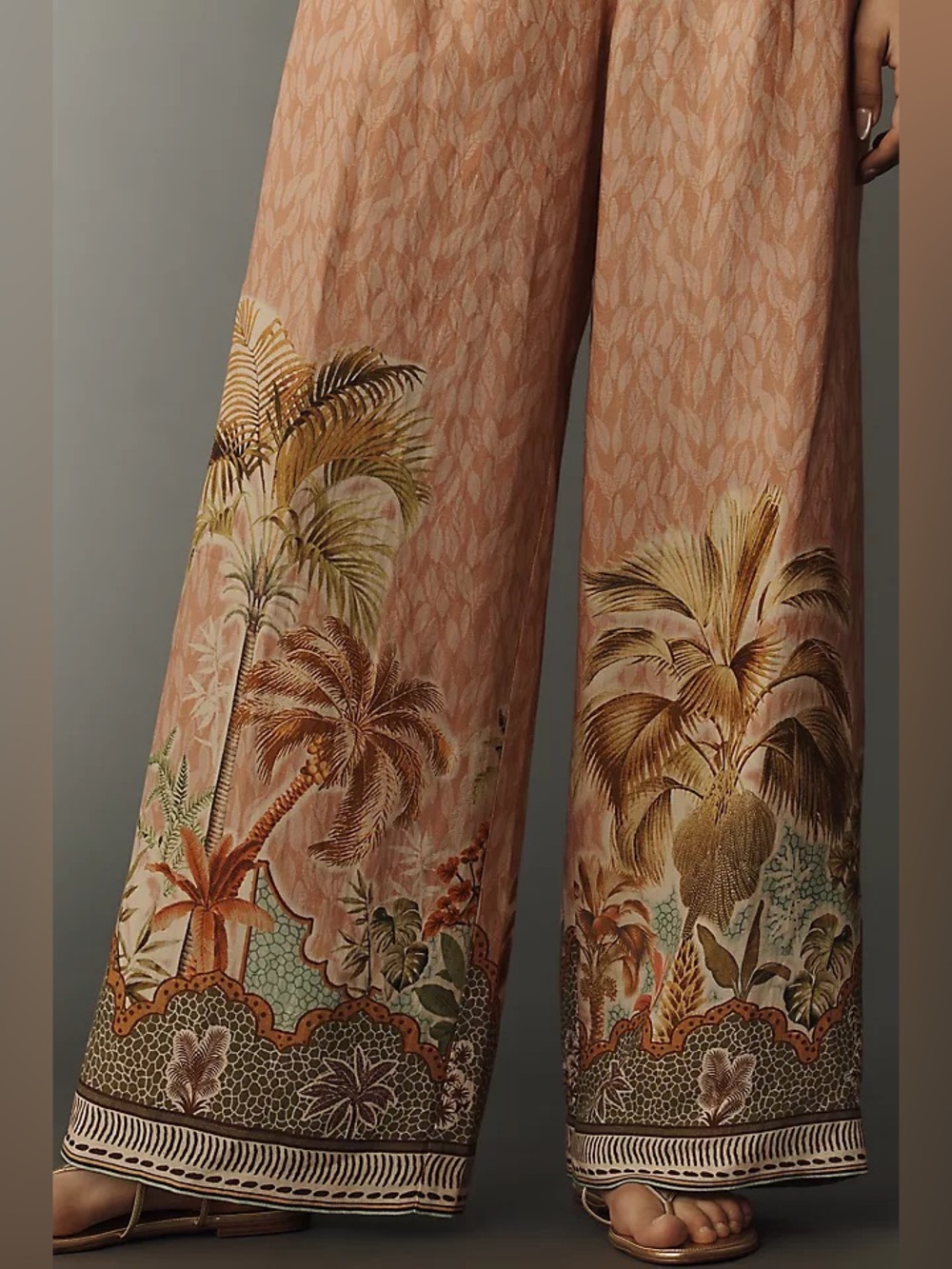 Anthropologie Ranna Gill Printed Pull-On Pants NWT - Picture 2 of 7